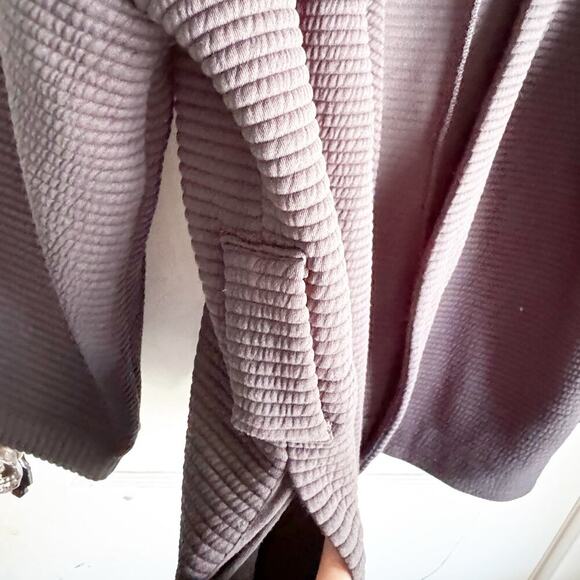 Madewell Texture and Thread Open Front Textured Caridgan Jacket Oversized Medium - Picture 5 of 10